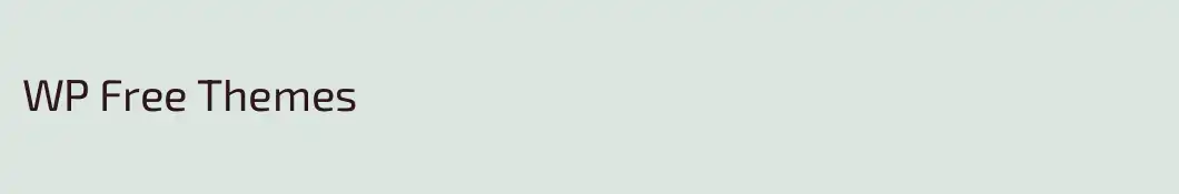 WP Free Themes